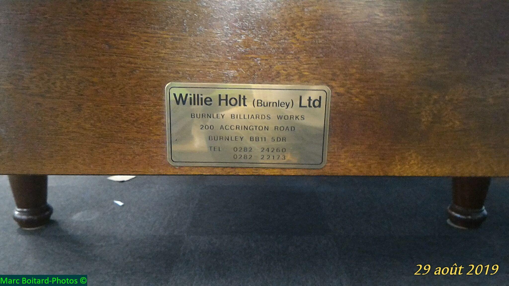 Le billard est numéroté
